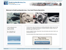 Tablet Screenshot of clsautoloans.com